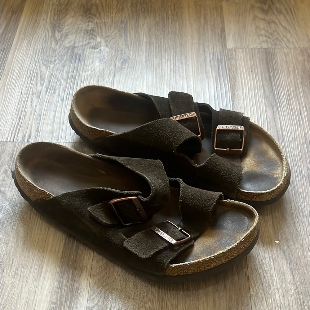 Birkenstock Brown Suede Sandals